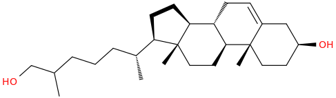 27-Hydroxycholesterol molecular structure