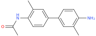 3,3'-dimethyl-N-acetylbenzidine molecular structure