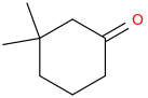 3,3-Dimethylcyclohexanone molecular structure