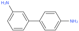 3,4'-DIAMINOBIPHENYL molecular structure