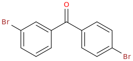 3,4'-DIBROMOBENZOPHENONE molecular structure