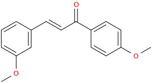 3,4'-DIMETHOXYCHALCONE molecular structure