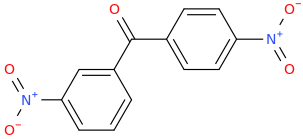 3,4'-Dinitrobenzophenone molecular structure