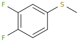 3,4-DIFLUOROTHIOANISOLE molecular structure
