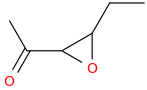 3,4-Epoxy-2-hexanone molecular structure