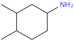 3,4-dimethylcyclohexan-1-amine molecular structure
