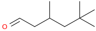 3,5,5-trimethylhexanal molecular structure