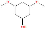 3,5-dimethoxycyclohexan-1-ol molecular structure