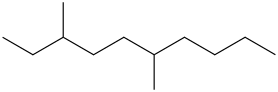 3,6-Dimethyldecane molecular structure