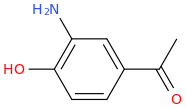 3'-Amino-4'-hydroxyacetophenone molecular structure