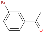 3'-bromoacetophenone molecular structure