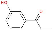 3'-hydroxypropiophenone molecular structure