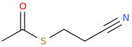 3-(ACETYLTHIO)PROPIONITRILE molecular structure
