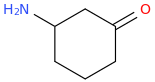 3-Aminocyclohexanone molecular structure