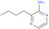 3-BUTYLPYRAZINAMINE molecular structure