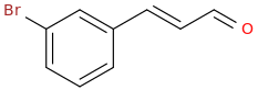 3-Bromocinnamaldehyde molecular structure
