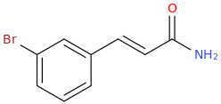 3-Bromocinnamamide molecular structure