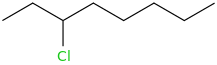 3-CHLOROOCTANE molecular structure