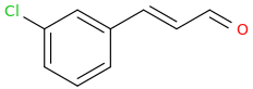 3-Chlorocinnamaldehyde molecular structure