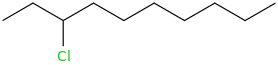 3-Chlorodecane molecular structure