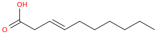 3-DECENOIC ACID molecular structure
