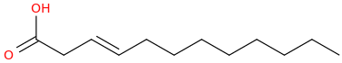 3-DODECENOIC ACID molecular structure