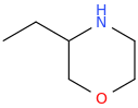 3-Ethylmorpholine molecular structure