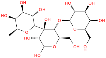 3-FUCOSYLLACTOSE molecular structure
