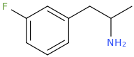3-Fluoroamphetamine molecular structure