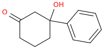 3-Hydroxy-3-phenylcyclohexanone molecular structure
