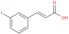 3-IODOCINNAMIC ACID molecular structure