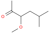 3-Methoxy-5-methyl-2-hexanone molecular structure