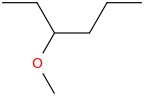 3-Methoxyhexane molecular structure
