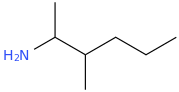 3-Methyl-2-hexanamine molecular structure
