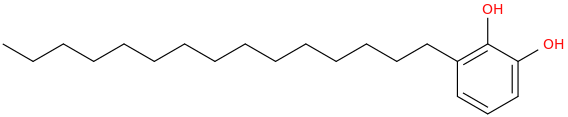 3-PENTADECYLCATECHOL molecular structure