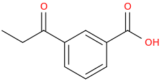 3-PROPIONYLBENZOIC ACID molecular structure