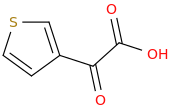 3-THIENYLGLYOXYLIC ACID molecular structure