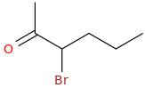 3-bromohexan-2-one molecular structure