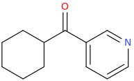3-cyclohexanecarbonylpyridine molecular structure
