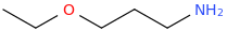 3-ethoxypropylamine molecular structure