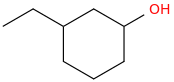 3-ethylcyclohexan-1-ol molecular structure