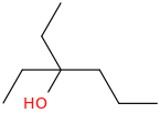 3-ethylhexan-3-ol molecular structure