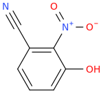 3-hydroxy-2-nitrobenzonitrile molecular structure