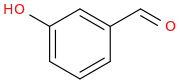 3-hydroxybenzaldehyde molecular structure