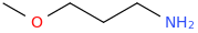 3-methoxypropylamine molecular structure