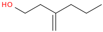 3-methylidenehexan-1-ol molecular structure