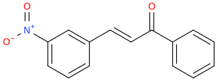 3-nitrochalcone molecular structure