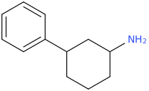 3-phenylcyclohexan-1-amine molecular structure
