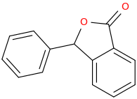 3-phenylphthalide molecular structure