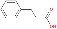 3-phenylpropionic acid molecular structure